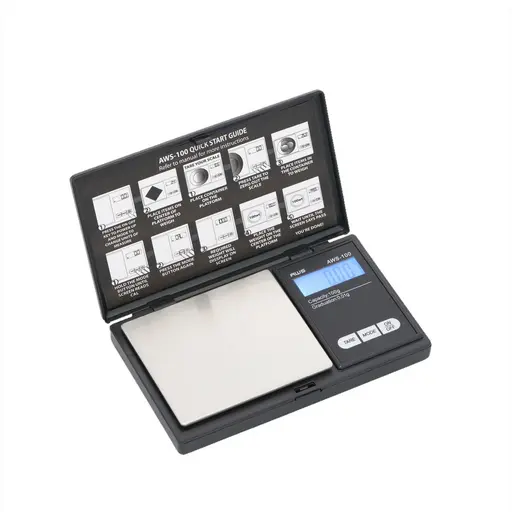 [Q-1254-01] SCALE AWS 100 X .01G (BLACK)
