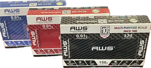 [Q-1282-01] SCALE AWS SERIES 150G X 0.01G CARBON FIBER (Black)