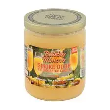 [Q-3568-09] SMOKE ODOR CANDLE 13OZ (Bubbly Mimosa Jars)