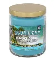 [Q-3568-43] SMOKE ODOR CANDLE 13OZ (Island Rain)