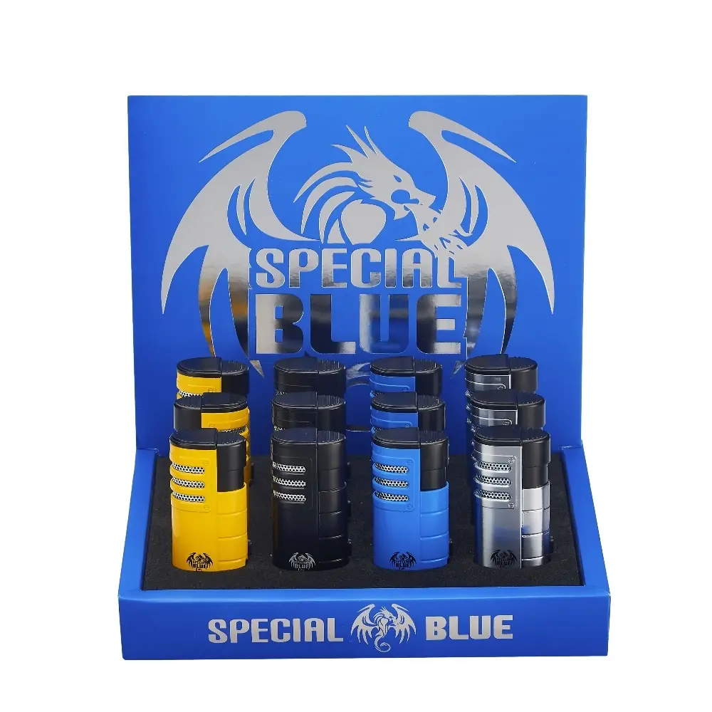 SP TRIPLE SHOT LIGHTER 12CT DISPLAYS