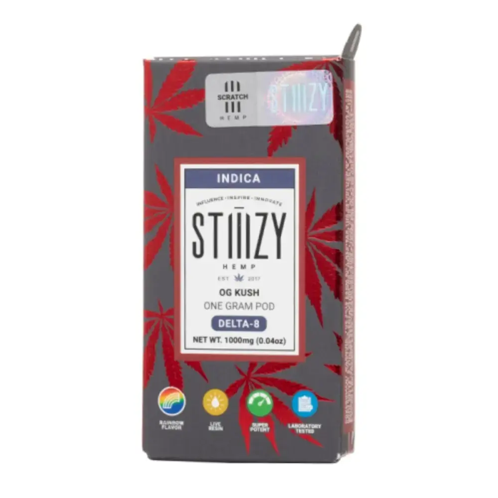 [T-1197-01] STIIIZY - DELTA 8 POD (1G) (OG KUSH)