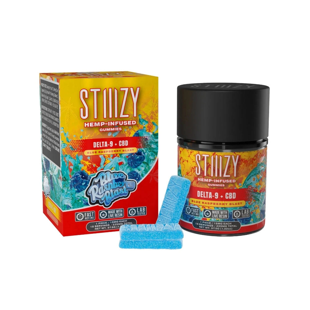 [T-1200-01] STIIIZY - GUMMIES 15PC (Sour Apple HYBRID)