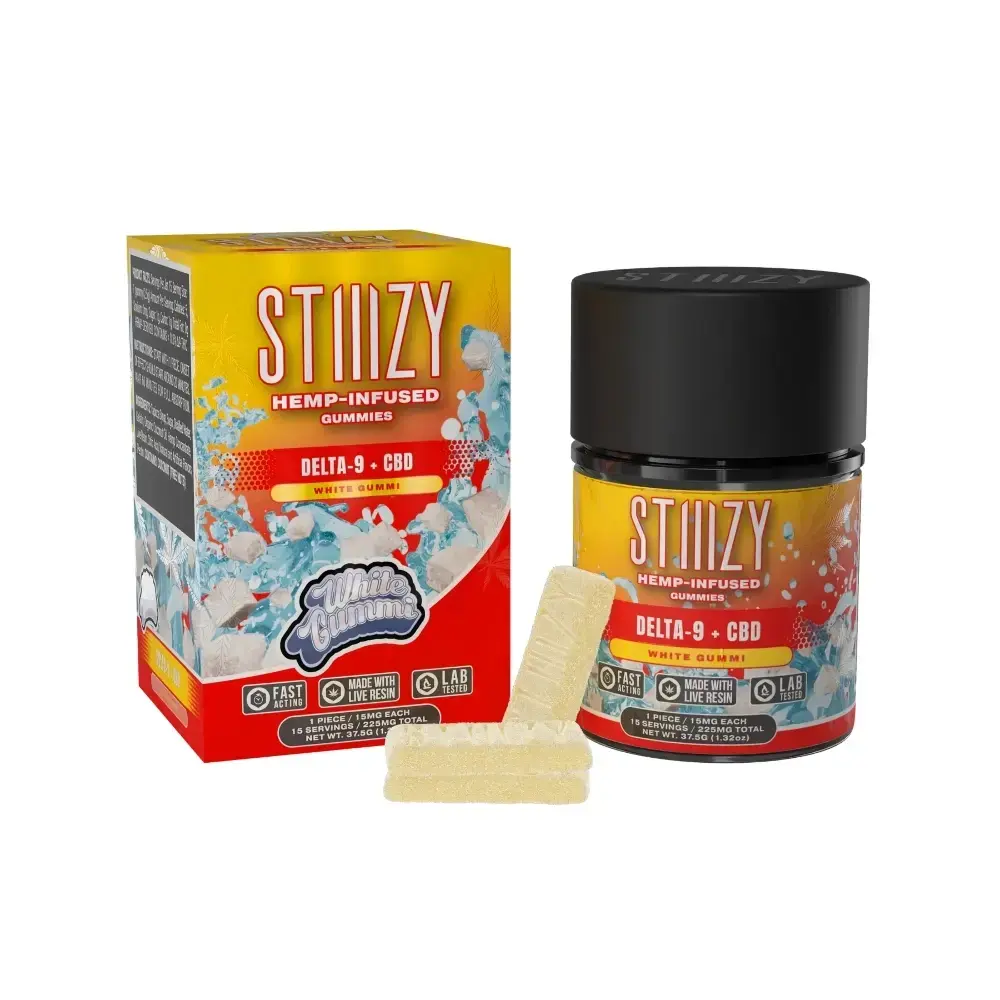 [T-1200-04] STIIIZY - GUMMIES 15PC (Sour Strawberry)
