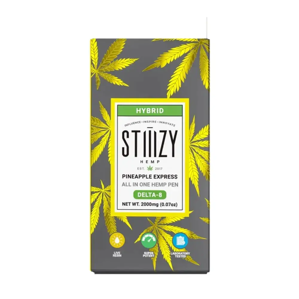 [T-1208-01] STIIIZY HEMP - DELTA 8 - DISPOSABLE PEN- 2G (SKYWALKER OG)