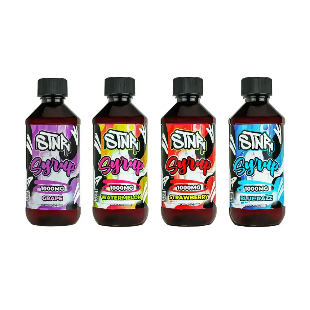 [T-1593-06] STNR Syrap D8/D9 1000MG 4PK (Blue Razz)