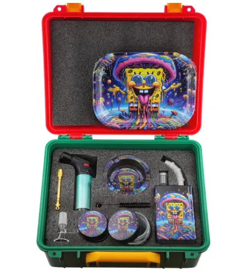 Suitcase Juice Bottle Set