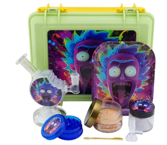 [T-1517-01] SUITECASE WITH COOKIE WATERPIPE W/ CANDLE (Design 4)