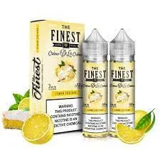 [Q-3674-28] THE FINEST 2X60ML (0mg, Lemon Custard)