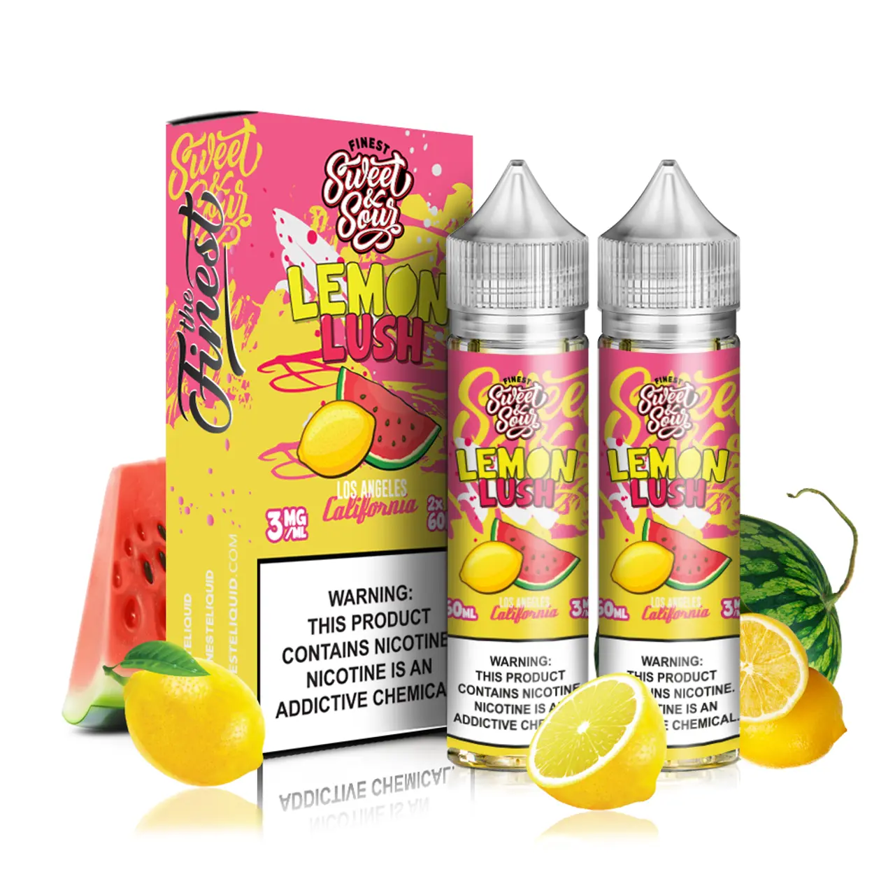 [Q-3674-44] THE FINEST 2X60ML (3mg, Lemon Lush)