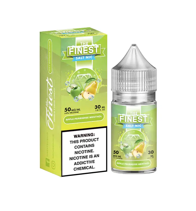 [Q-3675-03] THE FINEST SALTNIC 30ML (50mg, Apple Pearadise Menthol)