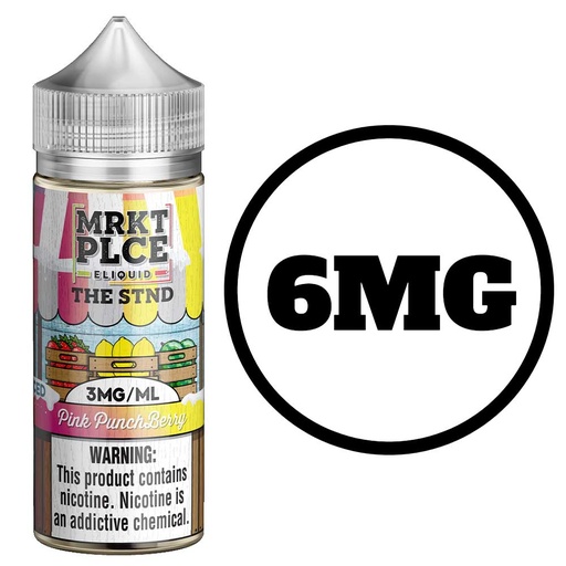 [Q-3685-01] THE STND 100ML ELIQUID (3mg, Iced Pink Punchberry)