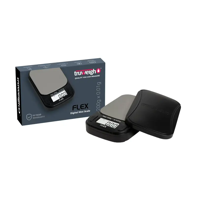 [Q-3730-06] TRUWEIGH FLEX MINI SCALE 200G X 0.01G (Black)