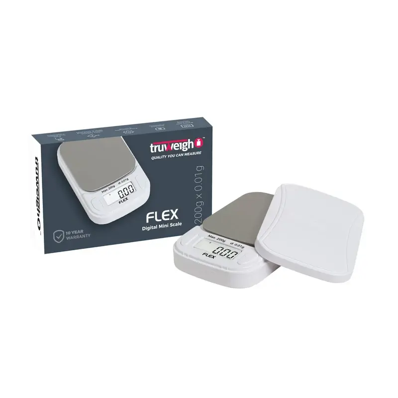 [Q-3730-04] TRUWEIGH FLEX MINI SCALE 200G X 0.01G (White)
