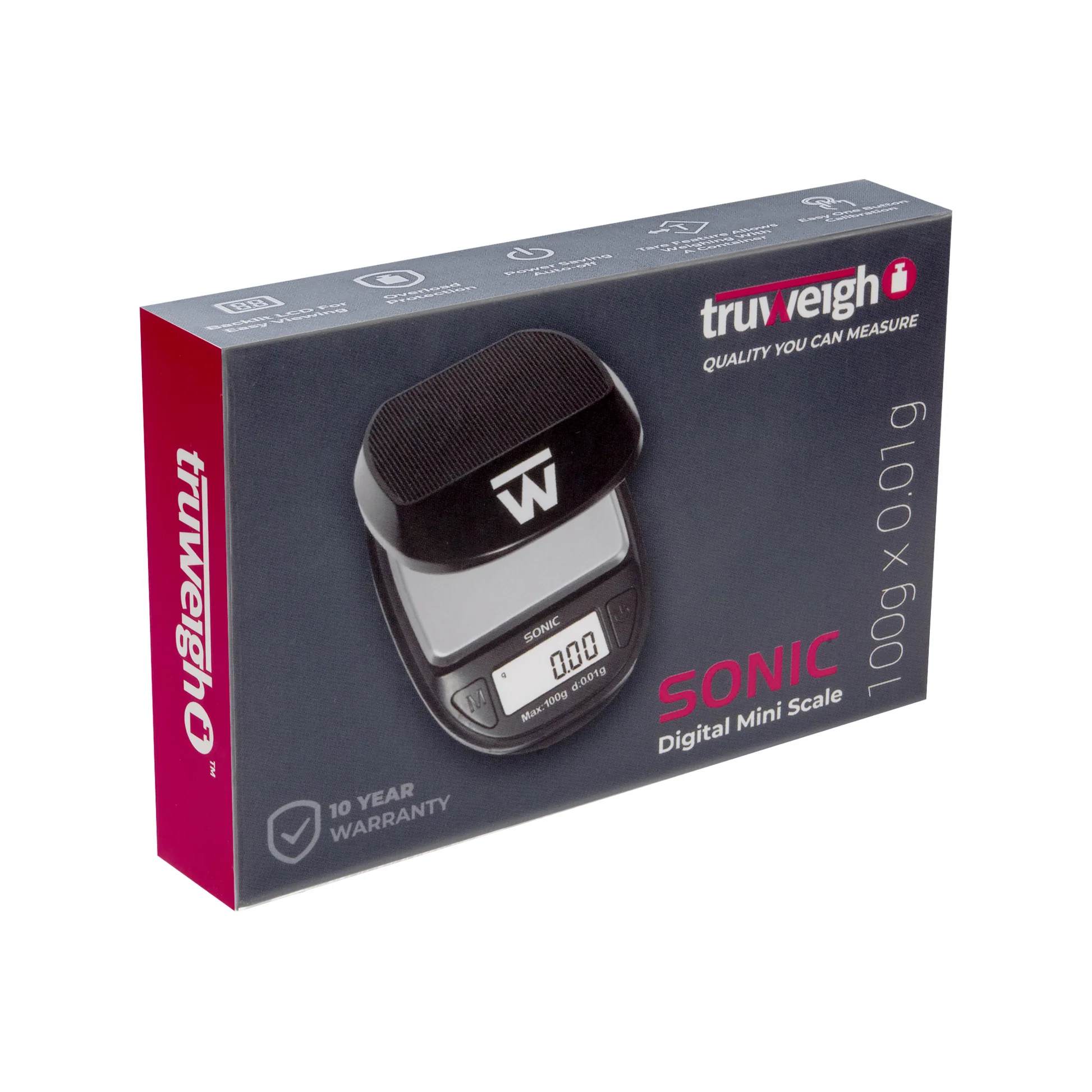 TRUWEIGH SONIC BLACK SCALE 100G X 0.01G