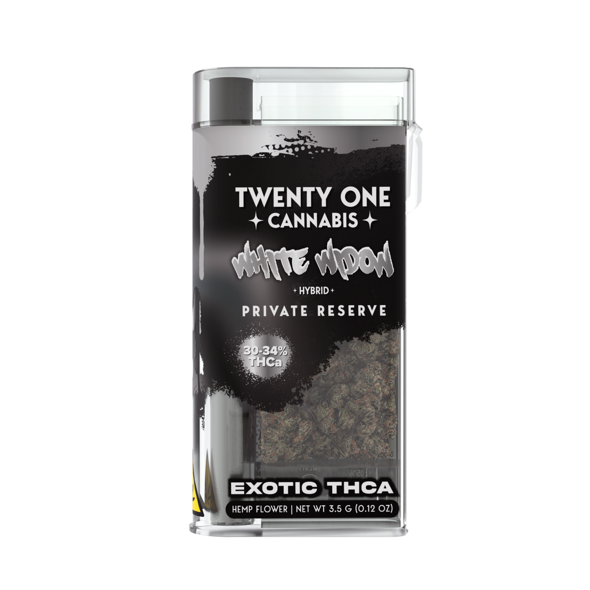 [T-1480-01] Twenty One Cannabis Private Reserve Flower Jar 3.5G Exotic (Alien Mintz)