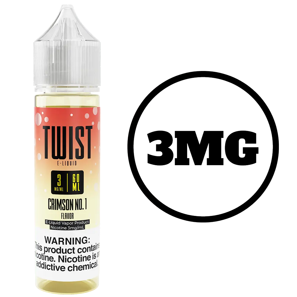 [Q-3800-01] TWIST E-LIQUID 120ML (3mg, Crimson No. 1)