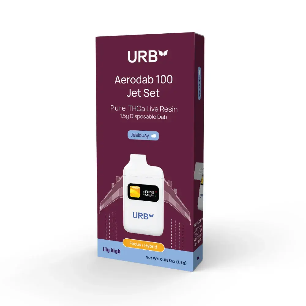 [T-1355-06] URB Aerodab 100 Jet Set 6ct 1.5g Disposable (Jealousy (Hybrid))