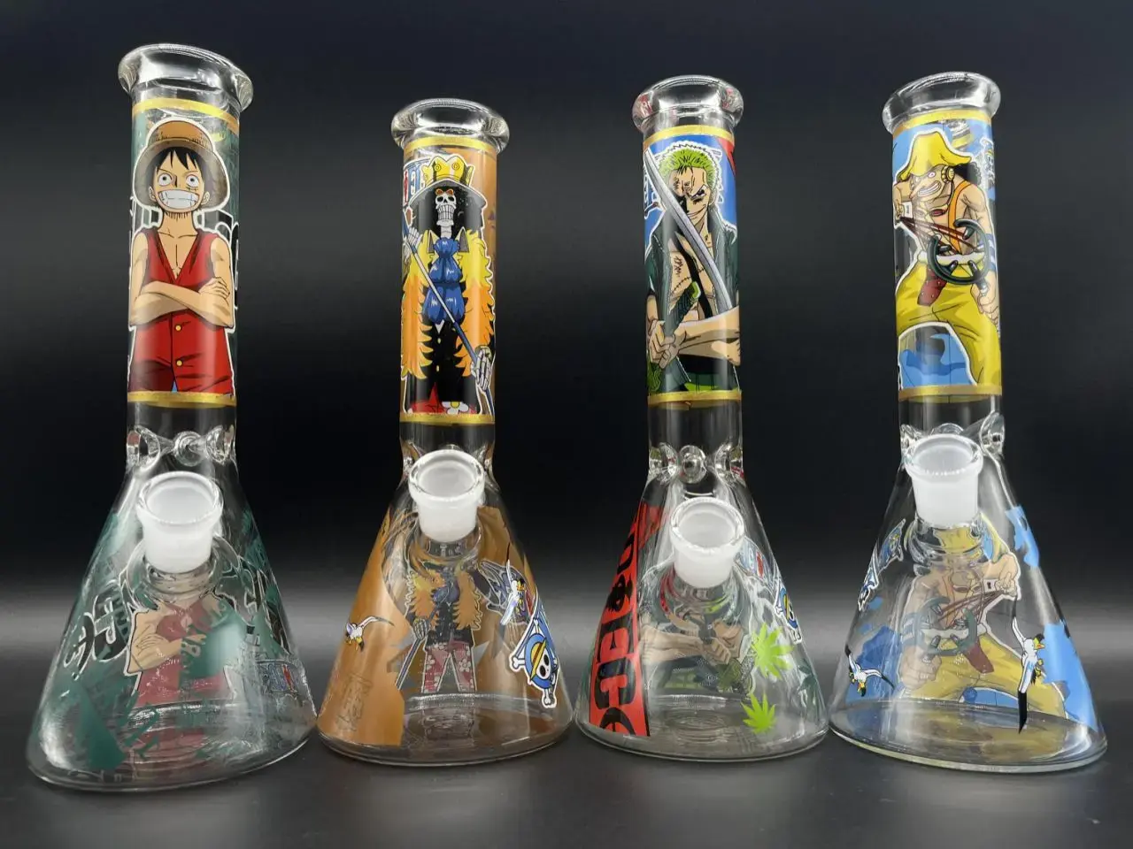 [T-1556-02] Waterpipe 10 Inch Printed Design (HGB-A02)