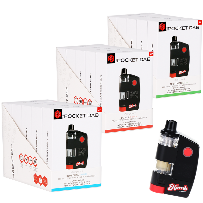 [T-1413-03] White Fish THC-P Pocket Dab 5PK (OG Kush)
