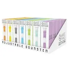 WHITE RHINO SILICONE DOWNSTEM - 35 COUNT DISPLAY