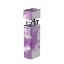 [Q-4041] WHITE RHINO SILICONE DUGOUT GLOW IN THE DARK (Purple White)