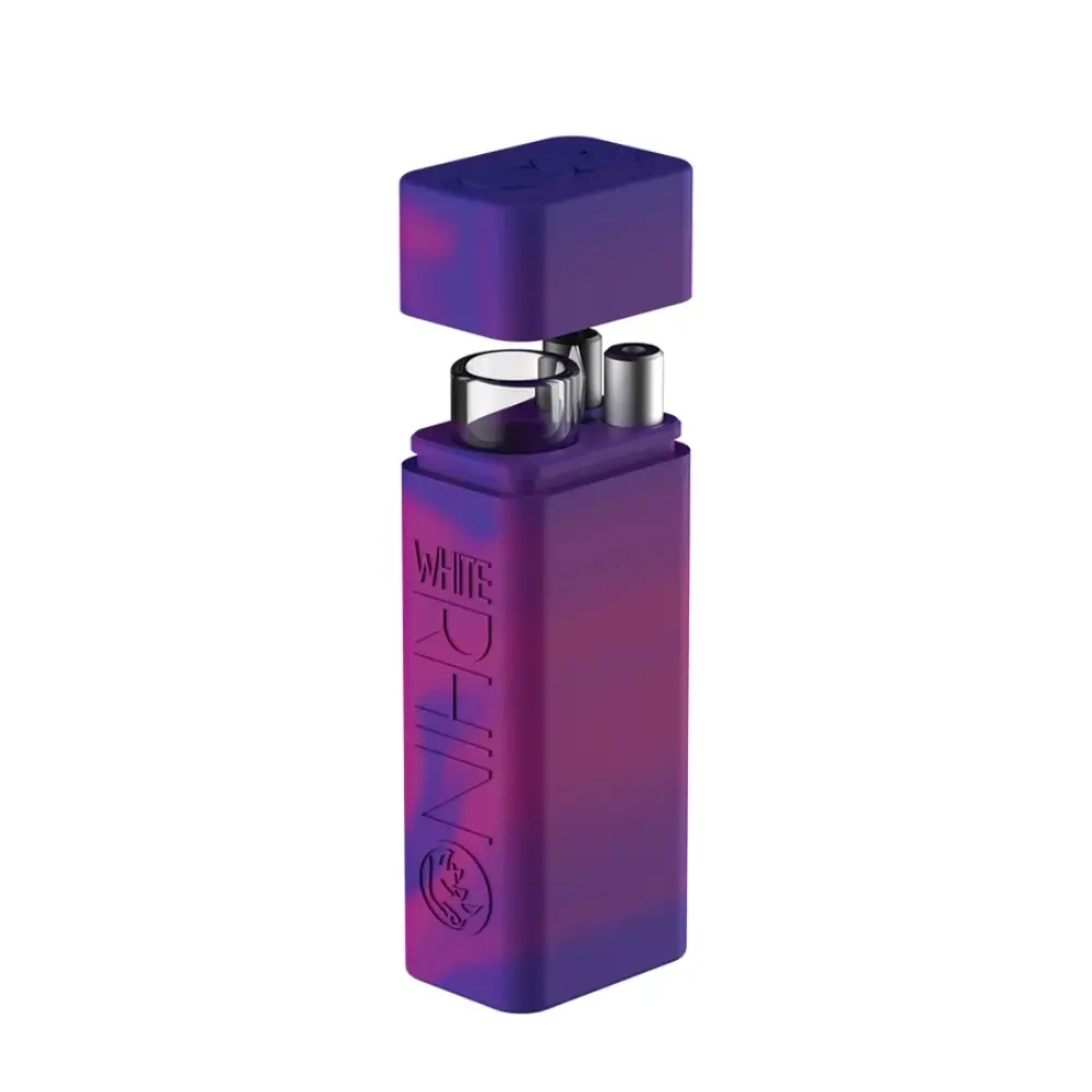 [Q-4045] WHITE RHINO SILICONE DUGOUT ORIGINAL (PURPLE BLUE)