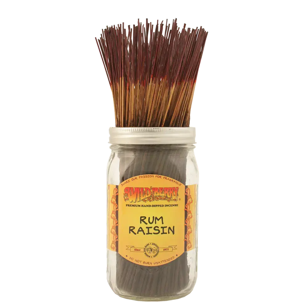 [Q-4056-04] WILD BERRY 100 INCENSE STICKS (Rum Raisin)