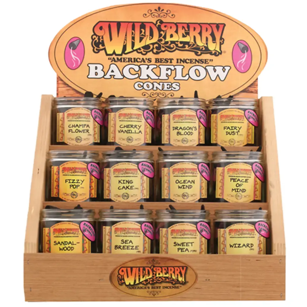 [Q-4059-17] WILD BERRY BACKFLOW CONE (Lavender)