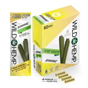 [Q-4070-04] WILD HEMP WRAPS (Banana)