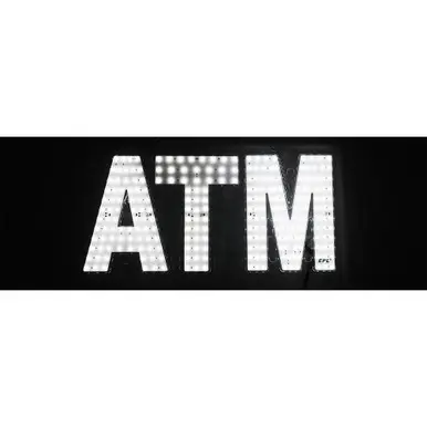 WINDOW SIGN 17X15" ATM