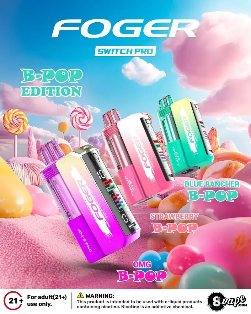 [A-1000-01] Foger Switch Pro 30K Pod 18ml 5PK Frozen (Frozen Blueberry)
