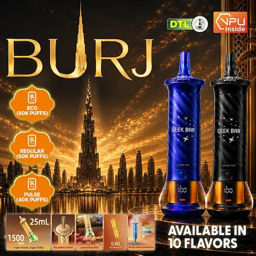 [A-0032-05] Geek Bar Burj 80K Puff 5ct (Watermelon Mint)