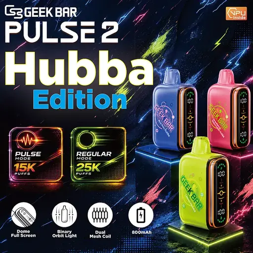 [A-0036-04] GeekBar Pulse 2 25k Disposable Hubba (Grape)