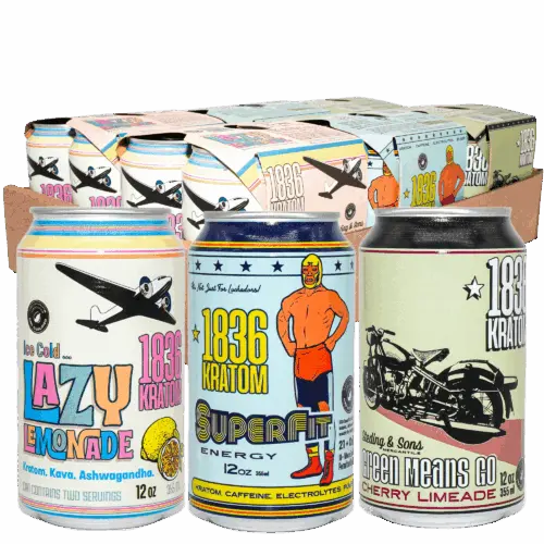 [A-0040-02] 1836 Kratom Beverages 4ct (1836 SuperFit)