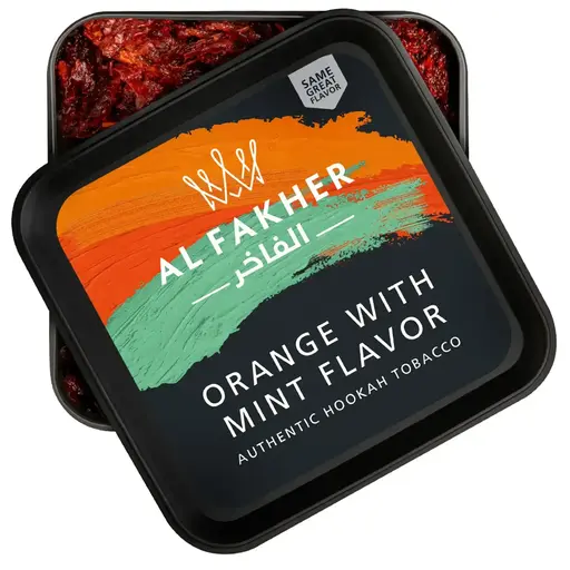 [A-0044-21] Al Fakher Tobacco 250g (Orange With Mint)