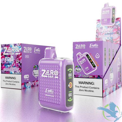ZERO BAR 13ML 7500 PUFFS ZERO NICOTINE DISPOSABLE