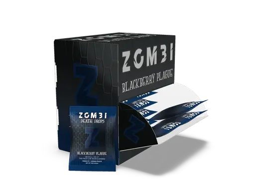 ZOMBI Death Drop Gummies 9000mg 30pk display THC-P