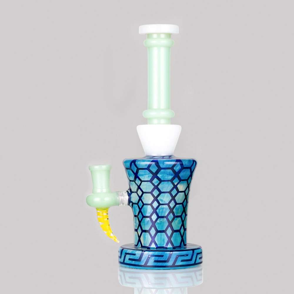 [Q-1204] 9" TRICOLOR DOTTED WITH HORN WP ASSORTED DESIGN