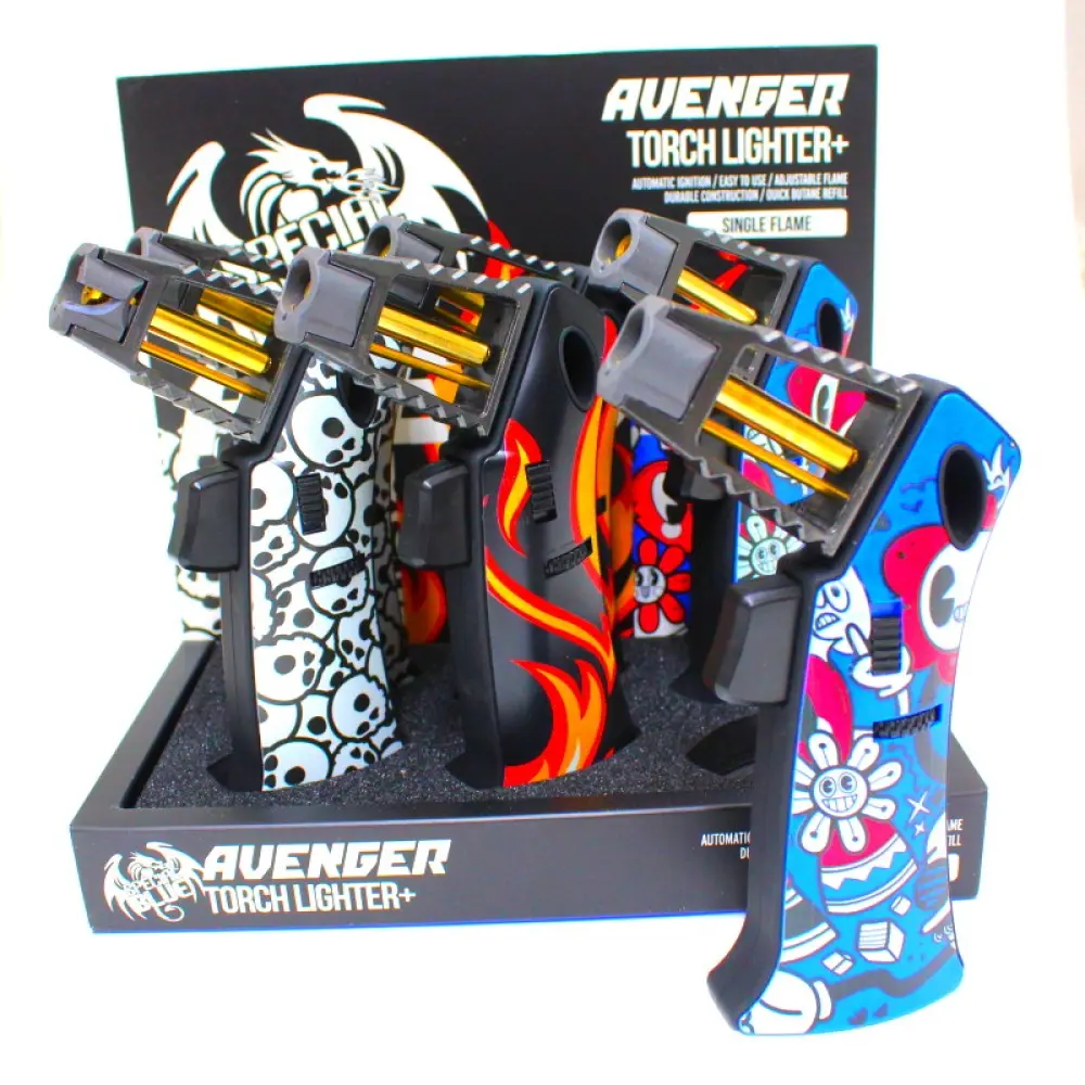 [Q-1252] AVENGER NEO TORCH DISPLAY 6PK