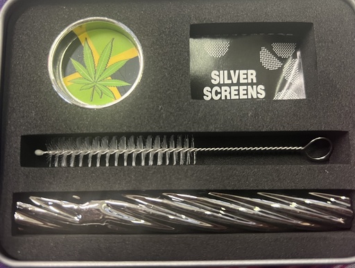 [Q-3241] Chillum With Screen and cleaner