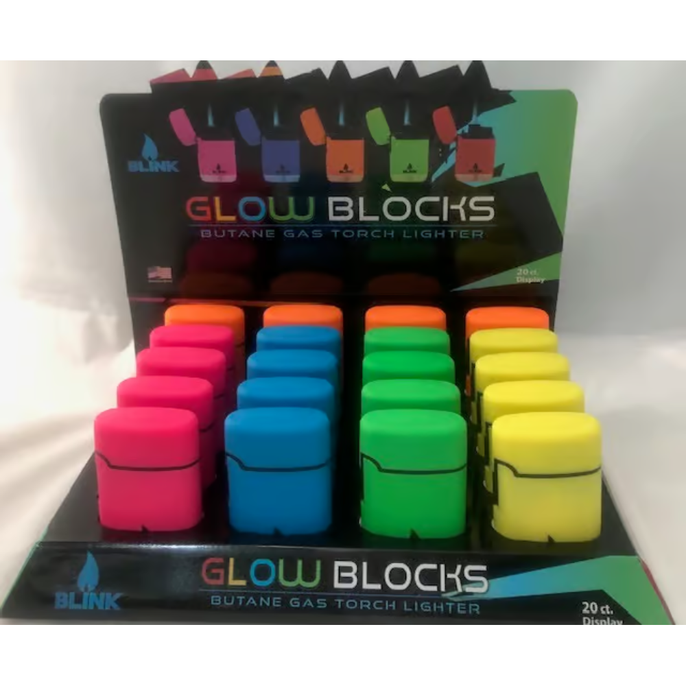[Q-2264] GLOW BLOCK TORCH 20CT DISPLAY