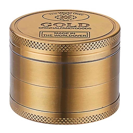 [Q-2274] GOLD METAL HERB GRINDER 40*35MM