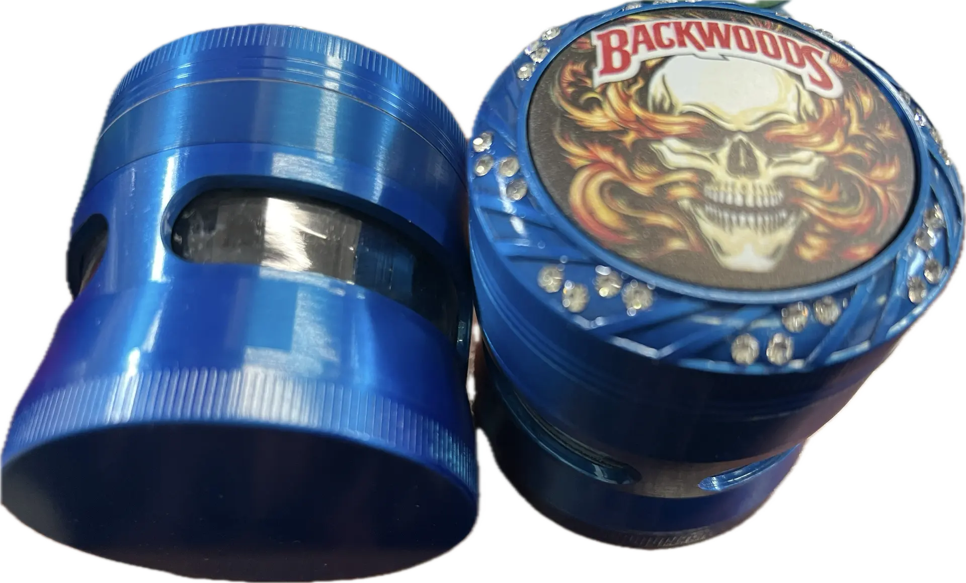 [Q-2312] GRINDER 3 CHAMBER WITH WINDOW MULTI DESIGN