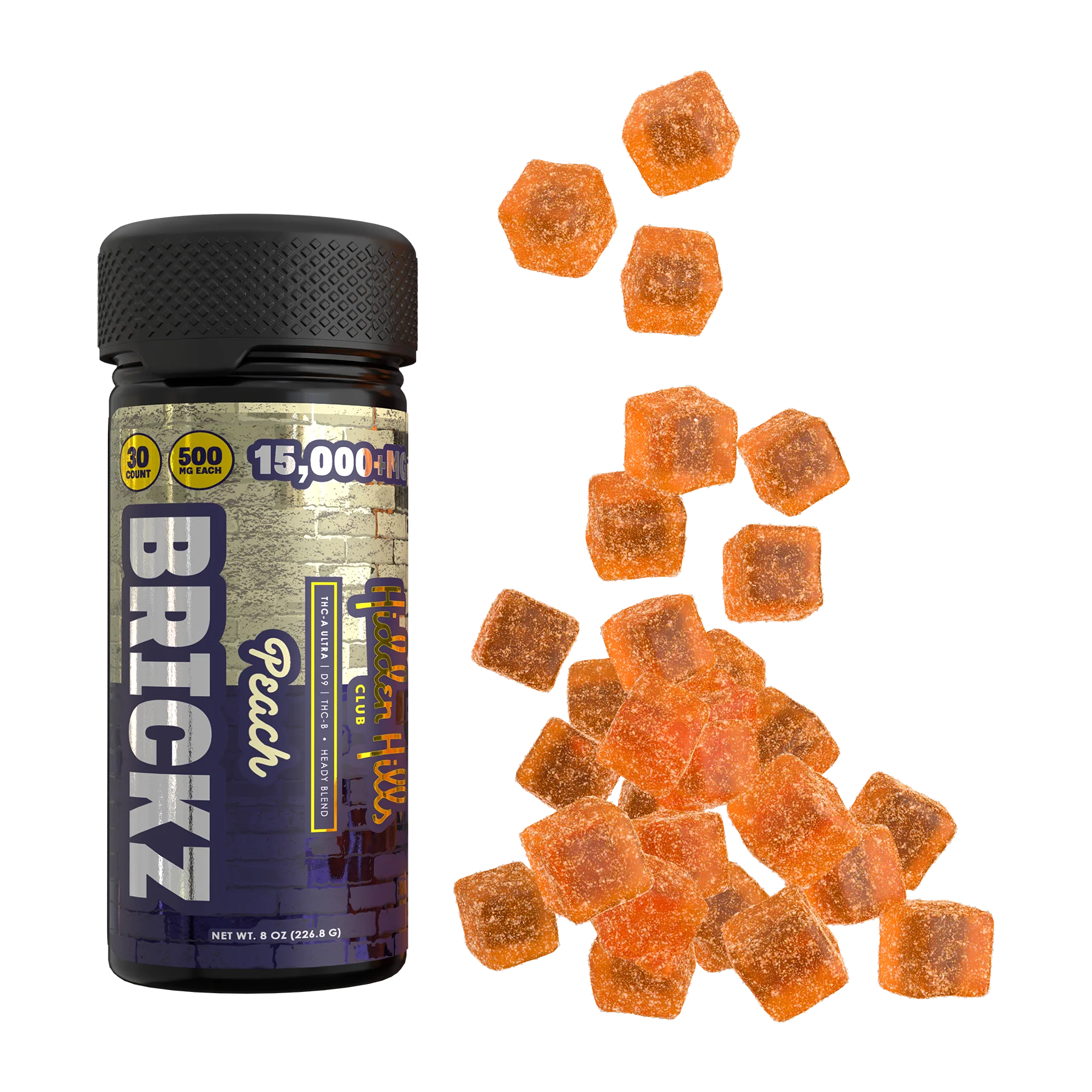 HIDDEN HILLS BLEND BRICKZ 15000MG 1CT