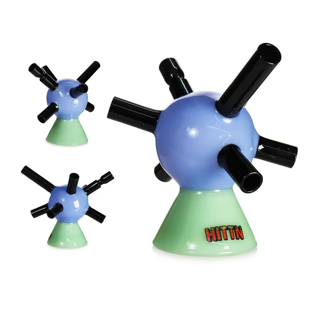 Hittn Glass Stylish Water Pipe