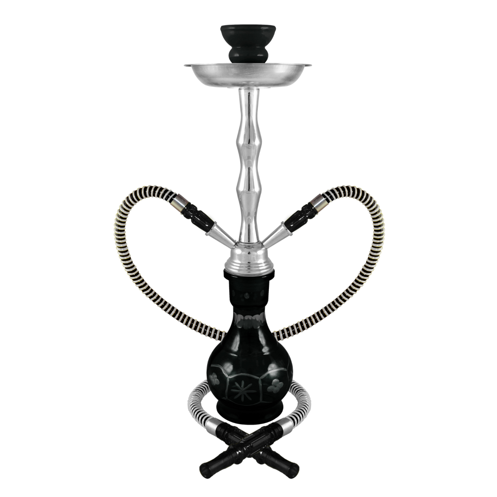 [Q-2572] HOOKAH 18" PHOENICIA 2 HOSE PREMIUM BOX