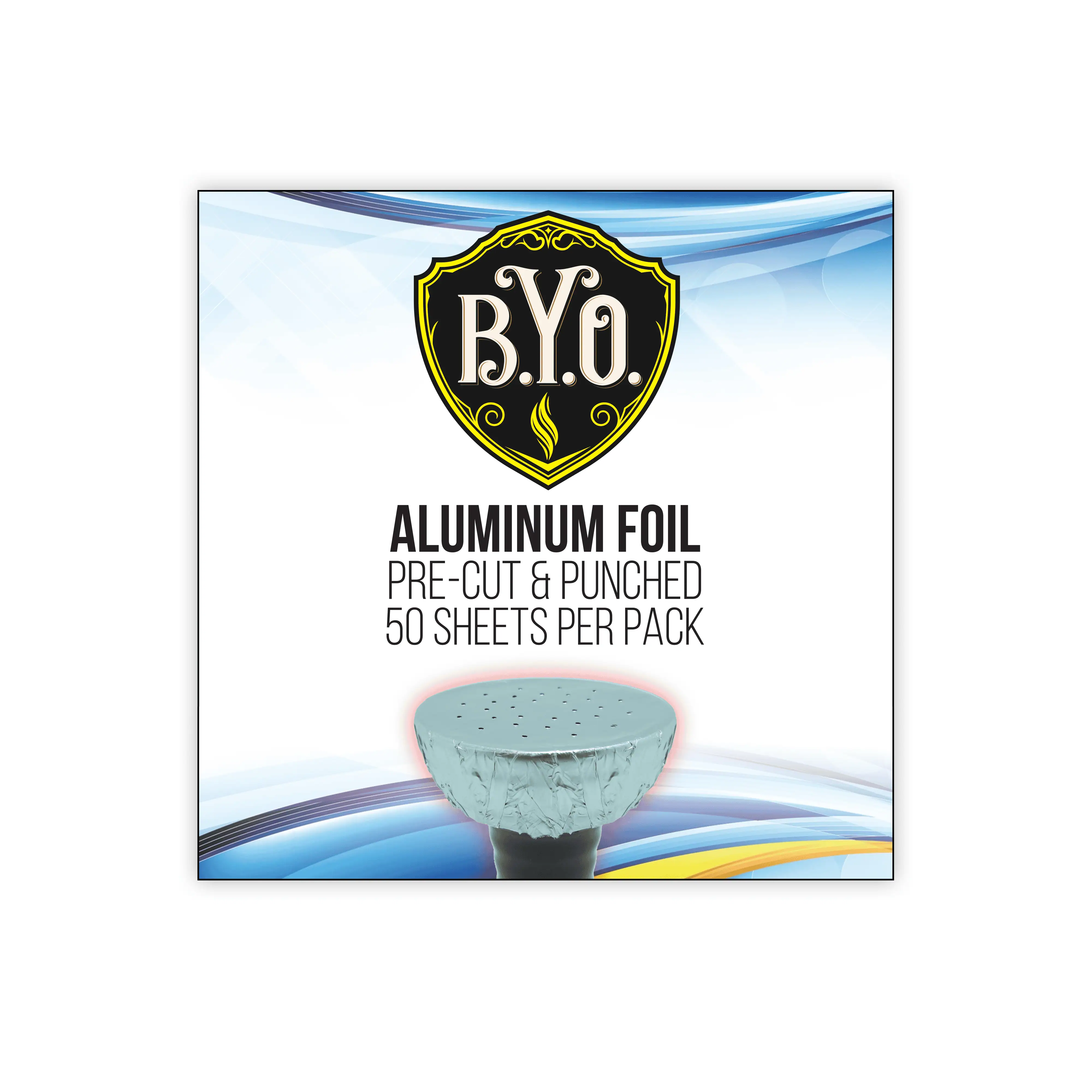 [Q-2618] HOOKAH PRE-PUNCHED FOILS 50 SHEETS