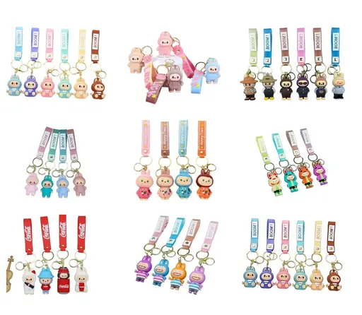 [T-1414] Labubu Key Chine 144pcs Display