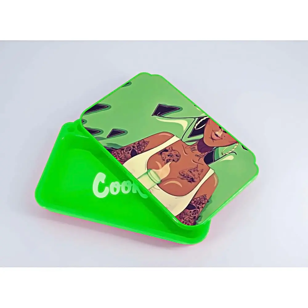 [Q-2724] LED ROLLING TRAY WITH LID